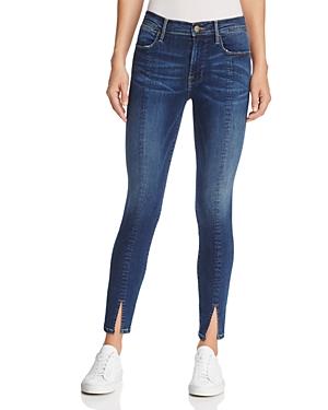 Frame Le High Skinny Split-hem Jeans In Kennedy