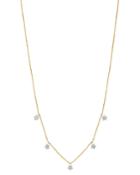 Bloomingdale's Diamond Star Droplet Necklace In 14k White & Yellow Gold, 0.25 Ct. T.w. - 100% Exclusive