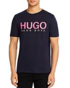 Hugo Dolive Cotton Logo Graphic Tee