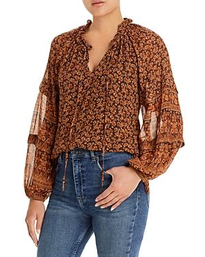 Kobi Halperin Mckenna Floral Print Top