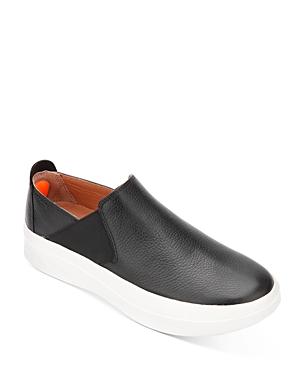 Gentle Souls By Kenneth Cole Women's Rosette Diamond Perforated Slip On Platform Sneakers