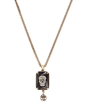 Alexander Mcqueen Skull Pendant Necklace, 9.5