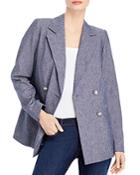 Karl Lagerfeld Paris Double Breasted Blazer