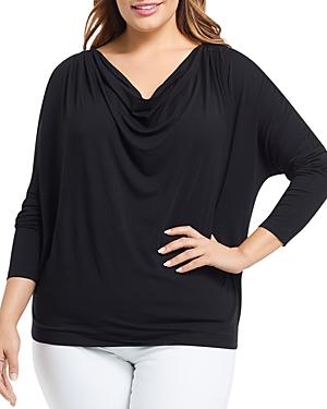 Nic+zoe Plus Eaze Draped Top