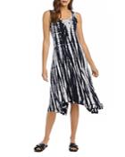 Karen Kane Tie Dye Handkerchief Dress