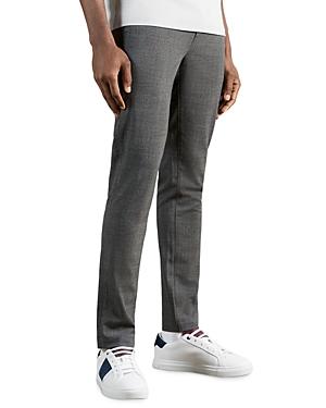 Ted Baker Super Slim Fit Checked Trousers