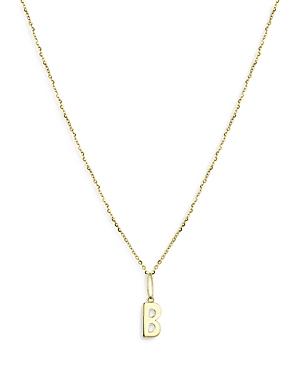Bloomingdale's Initial Pendant Necklace In 14k Yellow Gold, 16-18 - 100% Exclusive