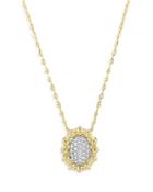 Bloomingdale's Diamond Cluster Pendant Necklace In 14k Yellow Gold, 0.25 Ct. T.w. - 100% Exclusive