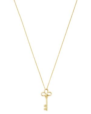 Roberto Coin 18k Yellow Gold Small Key Pendant Necklace, 18