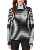 French Connection Micro Stripe Turtleneck Sweater