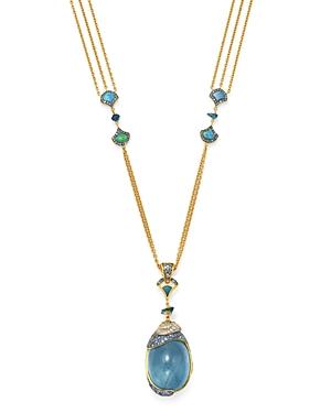 John Hardy 18k Gold Cinta Naga Toya One-of-a-kind Pendant Necklace With Diamonds & Gemstones - 100% Exclusive