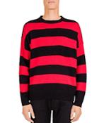 The Kooples Striped Crewneck Sweater