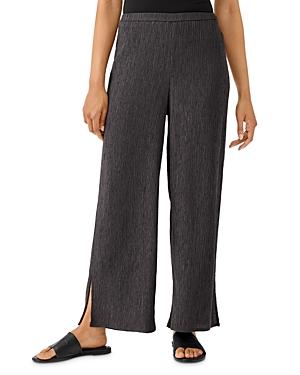 Eileen Fisher Crinkled Straight Ankle Pants