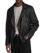Allsaints Cargo Leather Biker Jacket