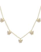 Adinas Jewels Butterfly Charm Necklace, 15