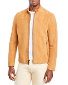 Michael Kors Suede Racer Jacket