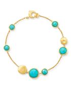 Marco Bicego 18k Yellow Gold Jaipur Turquoise Station Bracelet