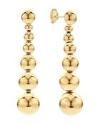 Lagos Caviar Gold Collection 18k Gold Graduated Seven Bead Drop Earrings