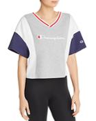 Champion Color-block Cropped Tee