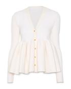 Lanvin Frill Waist Cardigan