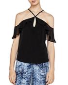 Bcbgeneration Ruffled Off-the-shoulder Top