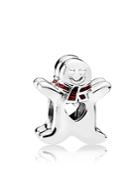 Pandora Charm - Sterling Silver & Red Enamel Sweet Gingerbread, Moments Collection