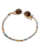 Lele Sadoughi Faux Pearl Sunglass & Mask Chain