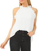 Vince Camuto Pleated Ruffled Top
