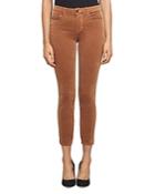 L'agence Marguerite Skinny Jeans In Dark Copper Daco