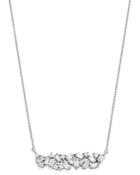 Bloomingdale's Diamond Scatter Bar Necklace In 14k White Gold, 1.0 Ct. T.w. - 100% Exclusive