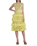 Bronx And Banco Bridget Lace Ruffled Fit & Flare Dress