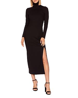Susana Monaco Fitted Turtleneck Dress