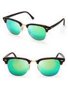 Ray-ban Mirrored Clubmaster Sunglasses, 51mm
