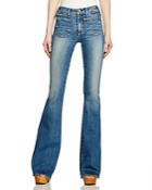 Mcguire Inez Patch Flare Jeans In Alone At Last