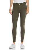 7 For All Mankind Ankle Skinny Jeans In Army