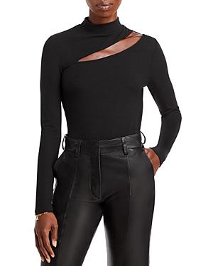 Aqua Cut Out Rib Knit Top - 100% Exclusive