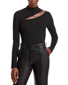 Aqua Cut Out Rib Knit Top - 100% Exclusive