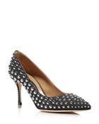 Sergio Rossi Godiva Studded Pointed Toe Pumps - 100% Exclusive