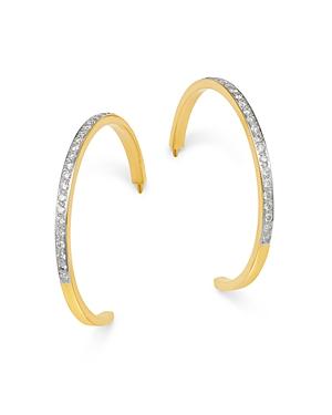Bloomingdale's Diamond Hoop Earrings In 14k Yellow Gold, 0.75 Ct. T.w. - 100% Exclusive