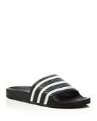 Adidas Adilette Embossed Stripe Slide Sandals