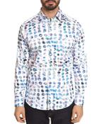 Robert Graham Flashback Abstract Dot Classic Fit Button-down Shirt