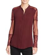 Chelsea And Walker Lace Sleeve Blouse