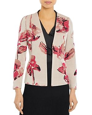 Misook Floral Print Blazer