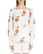 Max Mara Curacao Off-the-shoulder Top