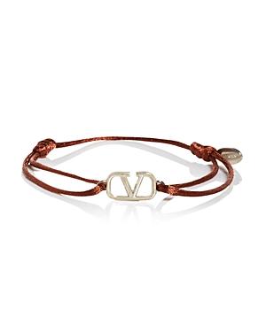 Valentino Garavani Logo Cord Bracelet