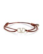 Valentino Garavani Logo Cord Bracelet