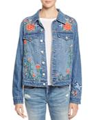 Blanknyc Embroidered Denim Jacket - 100% Bloomingdale's Exclusive