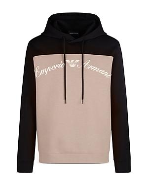 Emporio Armani Colorblocked Logo Hoodie