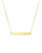 Milanesi And Co 14k Yellow Gold Bar Necklace, 18