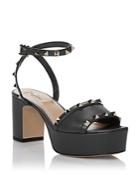 Valentino Garavani Women's Studded Ankle Strap Platform Sandals